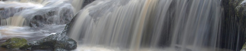 Falls on The Lochar Water by James Muldoon